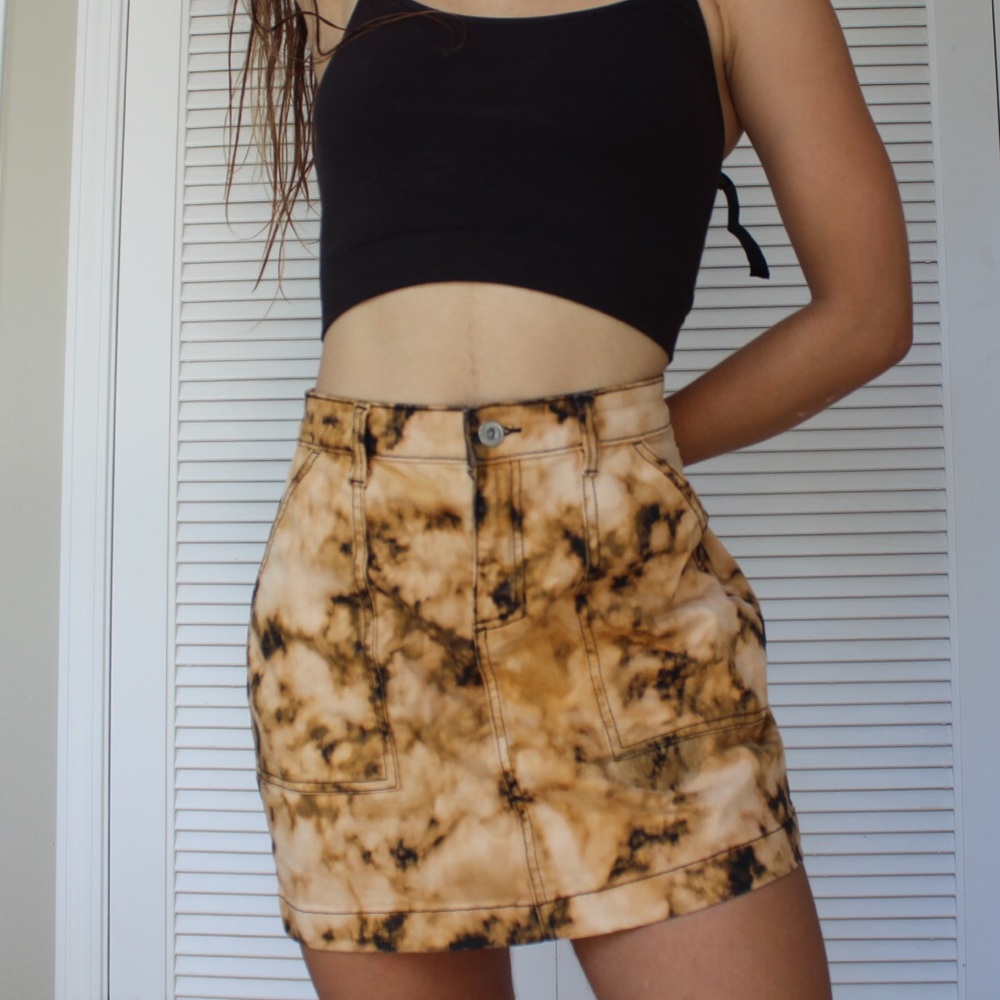 jean skirt